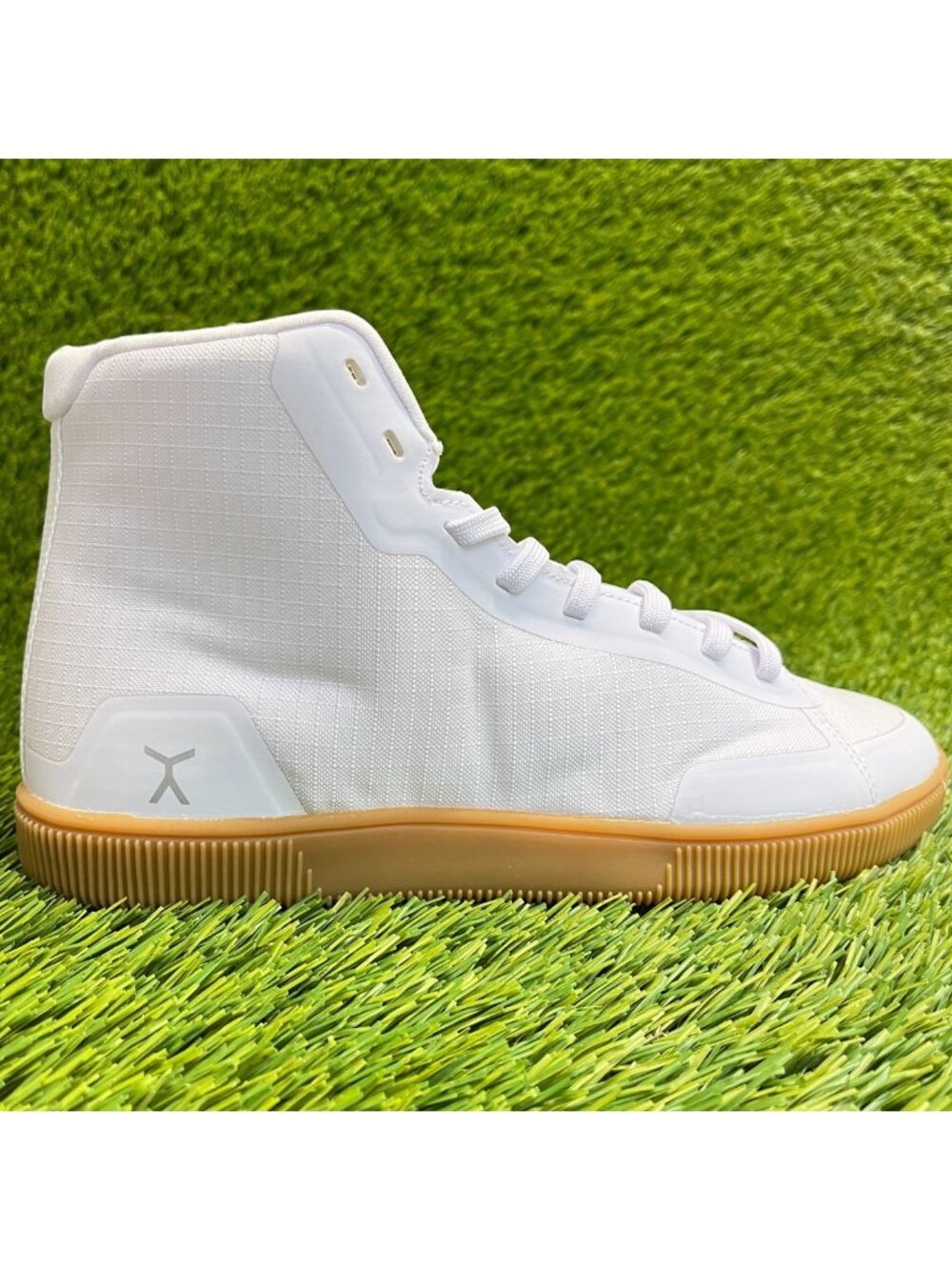 Flux Footwear Adapt High Top Trainer White Womens Size 7 Athletic Lifting Shoes